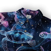 Sea Turtle Hawaiian Shirts for Men Women Youth, Vintage Sea Turtle Aloha Summer Beach Shirt - The Palmix